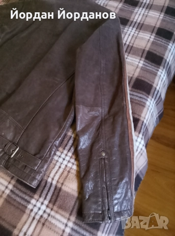 Кожено яке, снимка 5 - Якета - 43117116