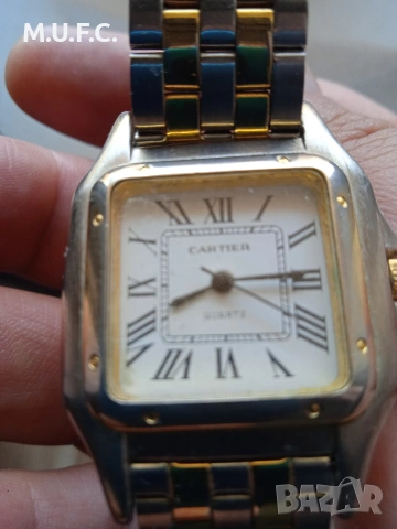 Часовник Cartier 6220 24Gold Дамски , снимка 11 - Антикварни и старинни предмети - 53845043