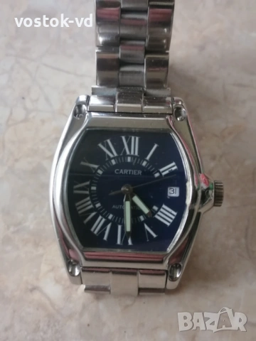 CARTIER AUTOMATIC МЪЖКИ ЧАСОВНИК РАБОТЕЩ, снимка 8 - Антикварни и старинни предмети - 53295407