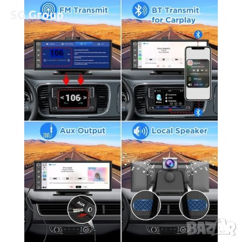 Навигация Car Multimedia DVR 10.26 inch Android Auto/Навигация , снимка 7 - Аксесоари и консумативи - 45381834