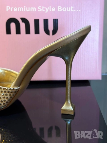 обувки на ток miu miu Gucci , снимка 5 - Дамски ежедневни обувки - 54159403