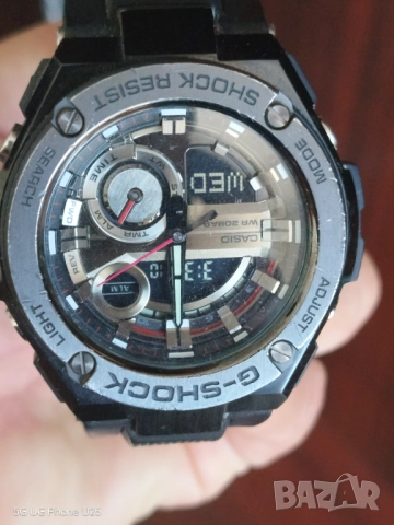 Часовник Casio G-Shock G-Steel GST-210B-1AER, снимка 9 - Мъжки - 51780732