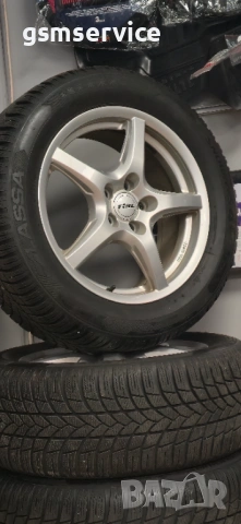 Лети джанти RIal 5x108 със зимни гуми 235/55/17, снимка 2 - Гуми и джанти - 54164066