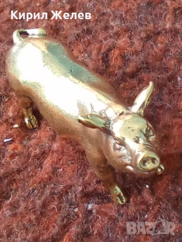Бронзова фигурка на 🐷 прасе 44637, снимка 7 - Колекции - 54172882