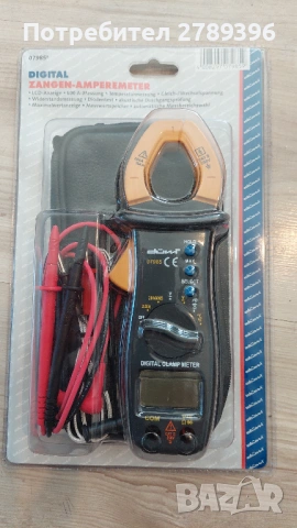 Дигитални амперклищи с мултицет, снимка 3 - Други инструменти - 53452982