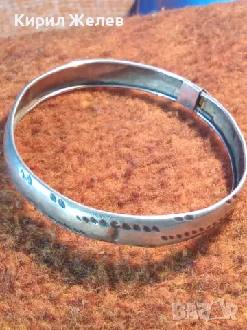 Старинна СТИЛНО РЪЧНО ОРНАМЕНТИРАНА РЕТРО АРТ СРЕБЪРНА ГРИВНА СРЕБРО 925 МАЙСТОРСКА ИЗРАБОТКА 47973, снимка 14 - Антикварни и старинни предмети - 48493019