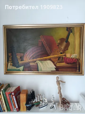 Стара маслена картина , снимка 3 - Картини - 49869123