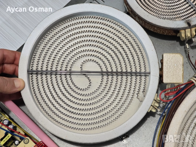 Керамичен плот за вграждане – за части (нагреватели Yueka + платки + окабеляване), снимка 3 - Печки, фурни - 52893935