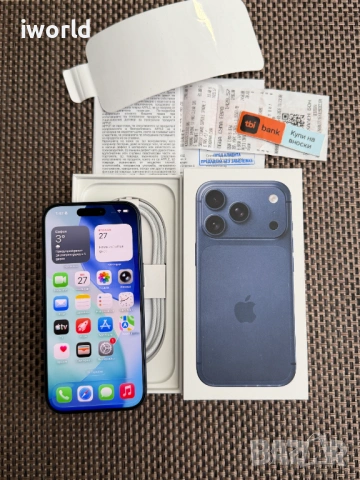 НОВ❗️ 24м Гаранция❗️ iPhone 17 Pro ❗️Лизинг от 43Е/мес ❗️ 256GB deep Blue , снимка 6 - Apple iPhone - 53242951