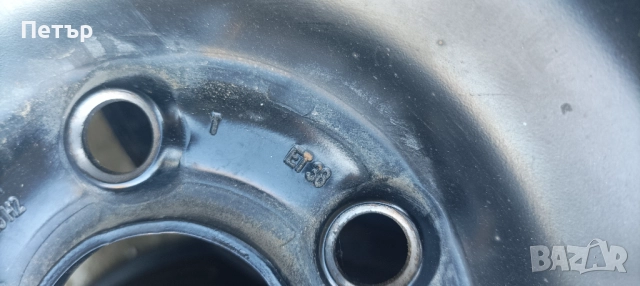 Оригинални джанти за Volkswagen 5 броя ,оригинална боя,без ръжди използвани са с гуми 195/65/15, снимка 3 - Гуми и джанти - 52477895