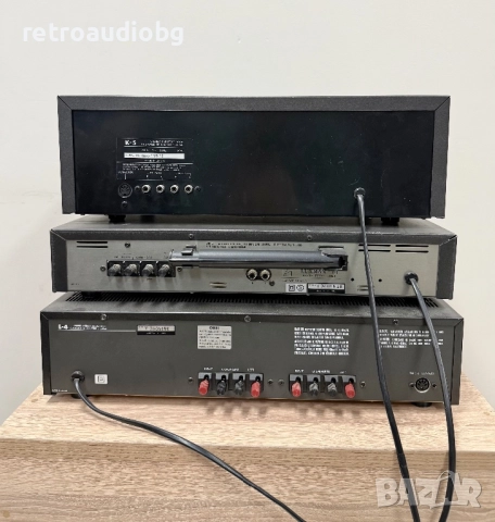🔊Ретро аудио система - сет LUXMAN - усилвател L-4, дек K-5 и тунер T-1 + тонколони Pilot - Made in , снимка 5 - Тонколони - 52022007