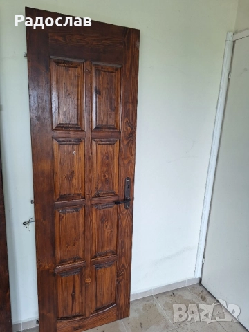 Дървени интериорни врати с каси, снимка 7 - Интериорни врати - 52354150
