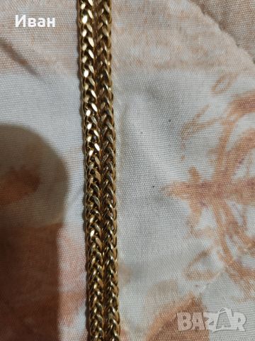 Златен синджир 14 карата, снимка 4 - Колиета, медальони, синджири - 46278708
