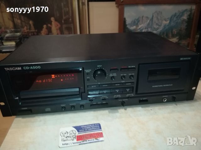 TASCAM CD-A500 CD/DECK-ВНОС FRANCE 1005240742, снимка 1 - Декове - 45664423