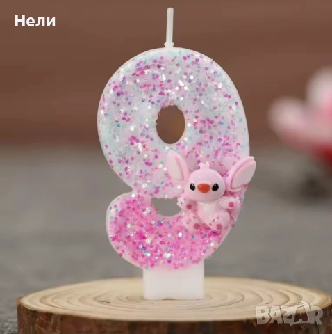 Свещички за торта на Стич, снимка 2 - Други - 50444187