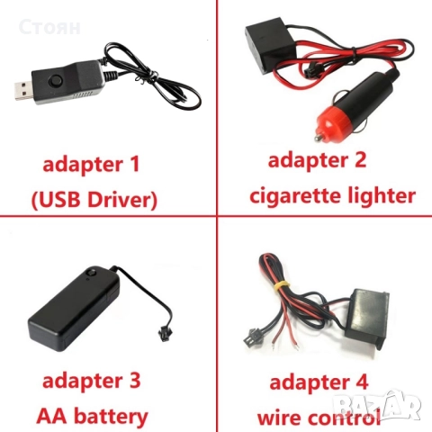 Интериорна лед лента за кола амбиентно осветление, снимка 6 - Аксесоари и консумативи - 51616449