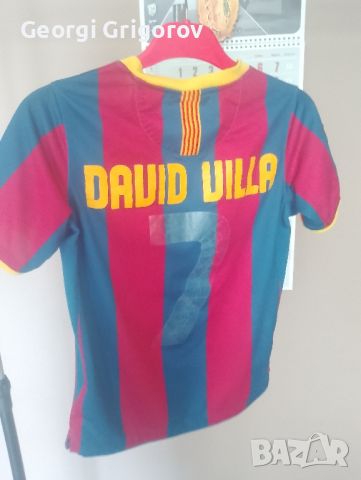 Екип на Барселона Давид Вила 2010/2011, снимка 2 - Спортни дрехи, екипи - 46085426