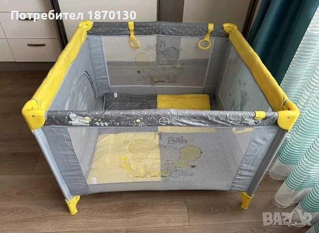 Детска сгъваема кошара за игра, снимка 3 - Кошарки - 51341215