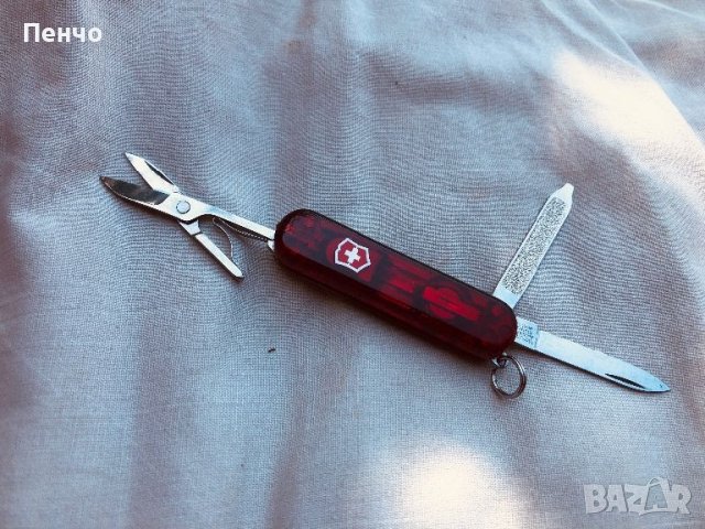 старо ножче 350 "VICTORINOX" с фенерче - мини, снимка 10 - Ножове - 46271303