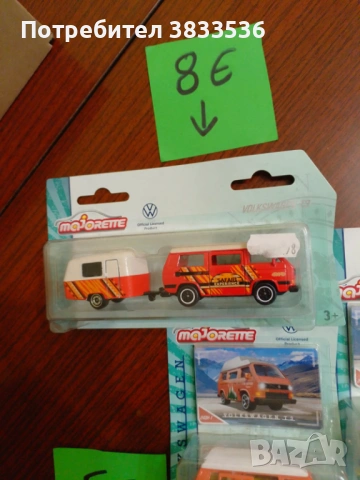 Majorette колички ретро Volkswagen модели, снимка 5 - Колекции - 53636771