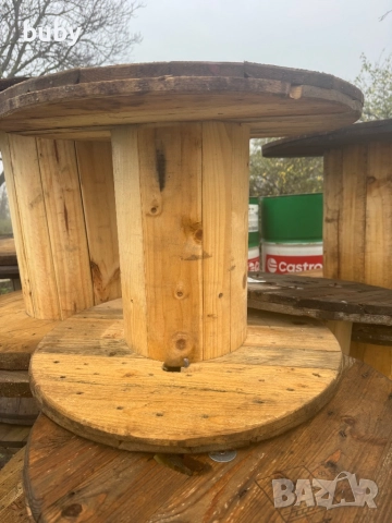 Дървена макара, различни размери, снимка 5 - Маси - 37871361