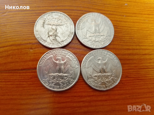 QUARTER DOLLAR "8бр к-т 50€"!+Доставка!, снимка 5 - Нумизматика и бонистика - 54118059