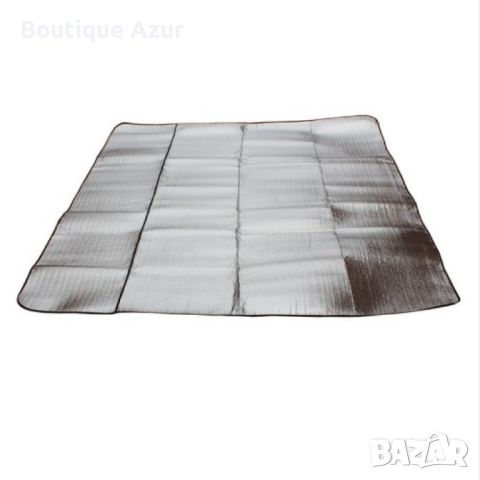 Постелка за къмпинг с двойно алуминиево покритие 150 см x 200 см, снимка 8 - Други стоки за дома - 45899535