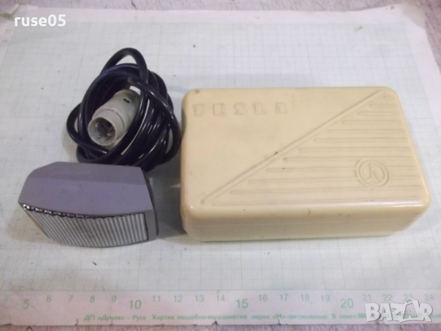 Микрофон "TESLA" работещ, снимка 3 - Микрофони - 52056632