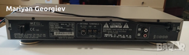 FM/AM тунер Denon TU-260 – Работи перфектно, снимка 4 - Аудиосистеми - 53563779
