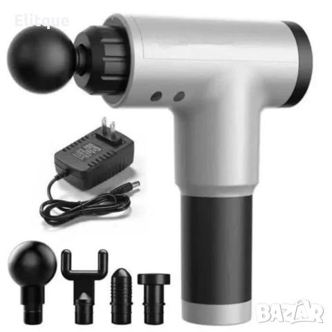 Масажиращ уред за мускули 4 в 1 , Fascial Gun HG-320, снимка 2 - Масажори - 52878636