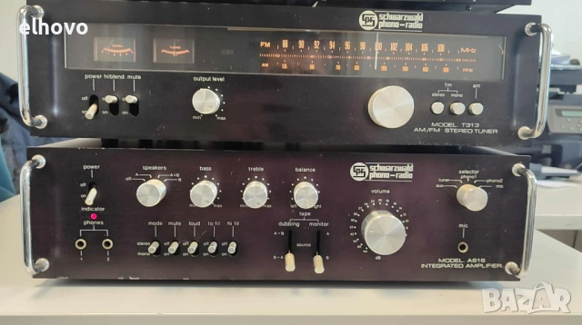 Стерео усилвател, тунер и дек Schwarzwald phono-radio, снимка 5 - Ресийвъри, усилватели, смесителни пултове - 52208094