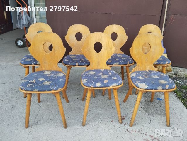 Дървени столове А61, снимка 1 - Столове - 45706706