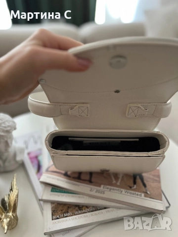 Бяла дамска чанта Diesel, снимка 2 - Чанти - 52734076