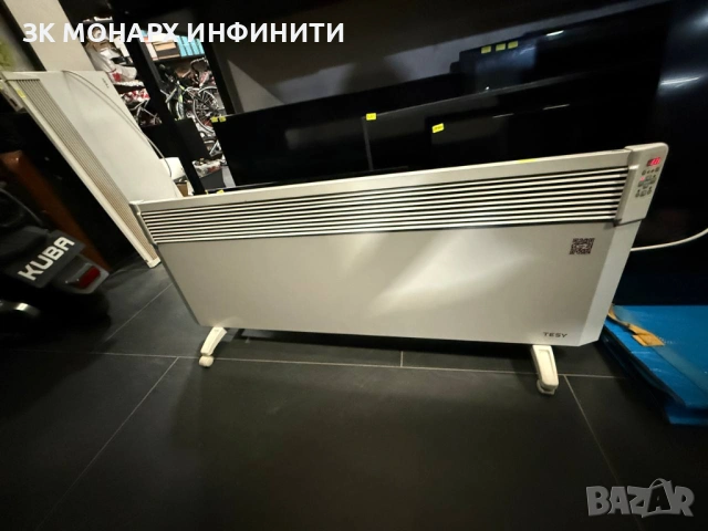 Конвектор Tesy CN 04 300 EIS W, 3000W, Електронен термостат