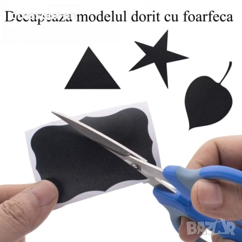 4710 Комплект 120 черни етикета за организация на дома – водоустойчиви и изтриваеми, снимка 7 - Други стоки за дома - 53771906