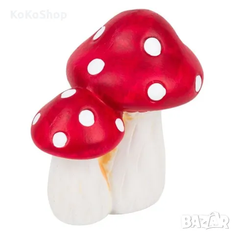 Градински "Гъбки"-10x7x10 см./градинска декорация/градинска керамична декорация, снимка 2 - Градински мебели, декорация  - 49859423