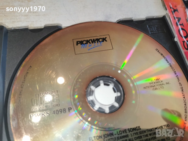 ELTON JOHN CD-ВНОС GERMANY 0603261715H2E6R, снимка 14 - CD дискове - 53737279