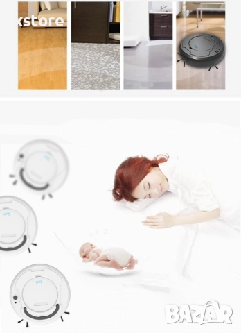 Прахосмукачка робот BowAI 3 в 1, моп и сензор за височина ROBOT8, снимка 7 - Прахосмукачки - 52796104