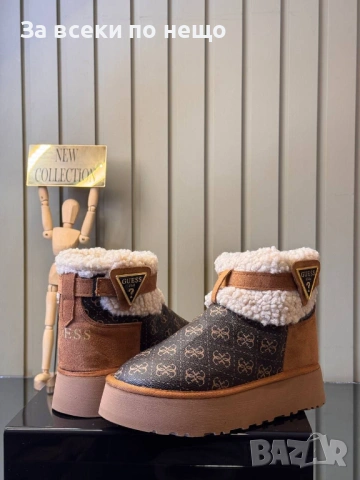 Guess Дамски Зимни Меки И Топли Боти Гес - Налични Различни Цветове Код E1173, снимка 7 - Дамски боти - 53226861