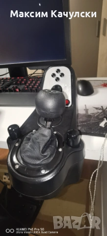 Волан Logitech G27, снимка 3 - Джойстици и геймпадове - 54106926