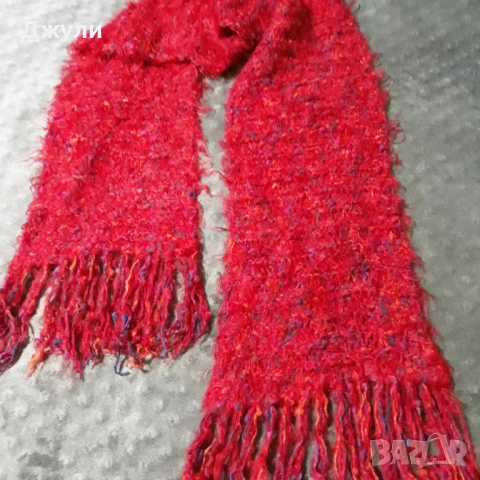 Пухен Комплект шал/шапка, снимка 3 - Шапки - 53057118