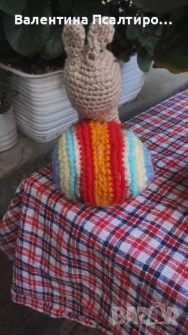 Охлюв амигуруми на една кука , снимка 2 - Декорация за дома - 51701043