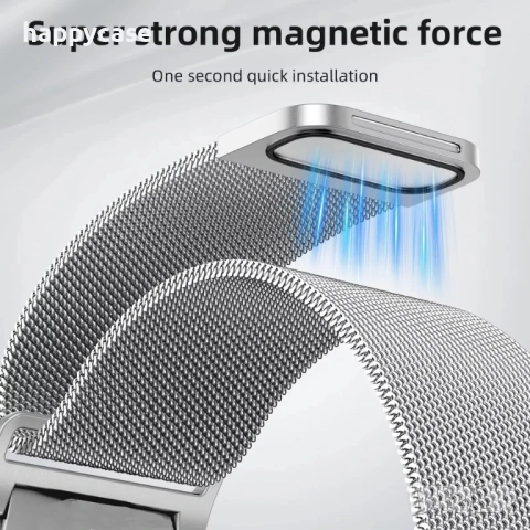 MILANESE LOOP Каишка за смарт часовник Huawei Watch/Samsung/Xiaomi/Garmin/Amazfit/Casio/Honor, снимка 5 - Каишки за часовници - 47890734