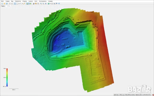 Лицензиран геодезист Варна – Измерване на прецизни обеми с дрон и Leica GS18     , снимка 2 - Други услуги - 53937438