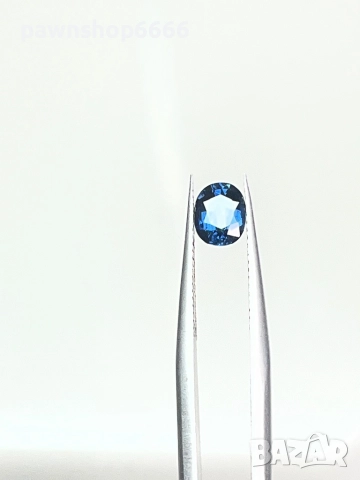 Естествен синьо-зелен сапфир – 0.85 ct  Овал  Отличен търговски клас, снимка 10 - Други - 52652693