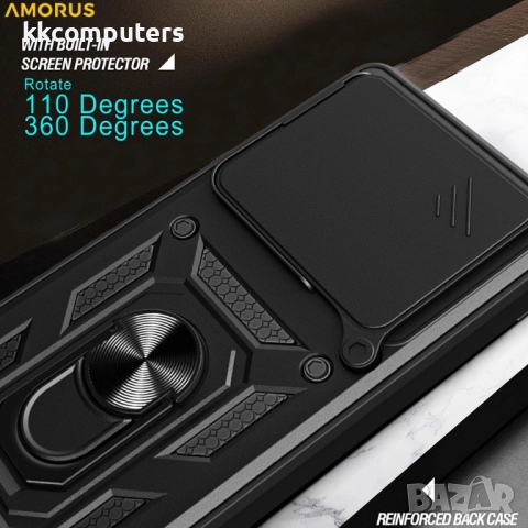 AMORUS Магнитен Калъф за Oppo Find X9 Pro 5G -Военен клас защита, Капак за камерата, Стойка, Вкл. Пр, снимка 11 - Калъфи, кейсове - 52692922