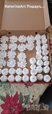 Сапунени цветя , снимка 2 - Декорация за дома - 54084909