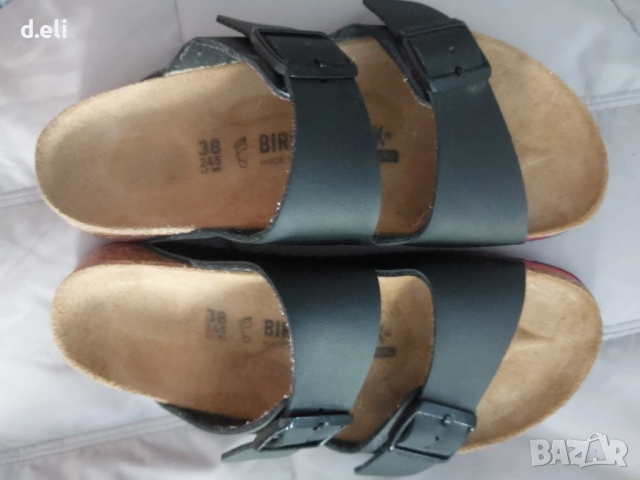 BIRKENSTOCK Size 38 Original. GEOX Size 39 100% Кожа, снимка 5 - Сандали - 47743034