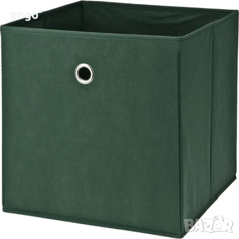 Комплект от 2 текстилни сгъваеми кутии за съхранение с капак, снимка 4 - Други стоки за дома - 50211053