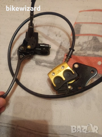 Предна хидравлична спирачка + накладки за АТВ / мотор от 50сс до 125сс НОВА, снимка 5 - Части - 53760238